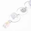 AB Color Plated Crystal Bullet Big Pendant Decorations HJEW-G019-03D-3