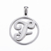 Non-Tarnish 304 Stainless Steel Pendants STAS-K162-048P-1