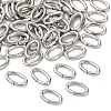 Tarnish Resistant 304 Stainless Steel Open Jump Rings STAS-Q186-03-8x5mm-1