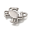 Anti-Tarnish 304 Stainless Steel Pendants STAS-M075-08P-2