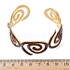 Vortex 304 Stainless Steel Cuff Bangles BJEW-F525-03C-G-3