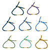 8Pcs 8 Colors Braided Nylon Cord Bracelet Making MAK-TA0001-28-1