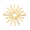 Brass Connector Charms X-KK-H435-10G-2