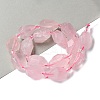 Natural Rose Quartz Beads Strands G-H095-A10-01-2