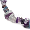 12Pcs Mixed Gemstone Chip Beaded Necklaces for Women G-B122-04-3