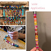 100Pcs 10 Colors Transparent Glass European Beads GLAA-CD0001-12-8