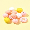 5 Styles Food Grade Eco-Friendly Silicone Beads SIL-FS0001-23-9