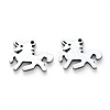 Tarnish Resistant 304 Stainless Steel Charms X-STAS-N092-94-2