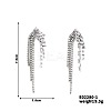 Vintage Luxurious Tassel Stud Earrings with French Style and Shiny Details ZY3627-1