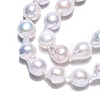 Natural Baroque Pearl Keshi Pearl Beads Strands PEAR-S019-06B-01-3