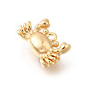 Ocean Theme Brass Charms KK-C096-13B-G-2