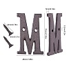 Iron Home Address Number AJEW-WH0126-25M-2