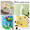 105Pcs 3 Styles Plastic Bottle Caps KY-OC0001-57-5