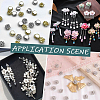 100Pcs Alloy Cabochons FIND-SC0022-09P-6