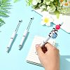 10Pcs ABS Plastic & Iron Ball-Point Pen AJEW-FS0001-41C-6