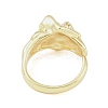 304 Stainless Steel Open Cuff Rings for Women RJEW-H229-02G-05-3