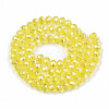 Electroplate Glass Beads Strands EGLA-A034-T3mm-B21-2