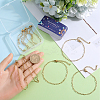 12Pcs 304 Stainless Steel Paperclip Chain Bracelets Set for Women BJEW-SC0001-21-3