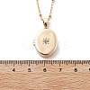 Clear Cubic Zirconia Locket Necklaces LS-NJEW-A036-01C-5