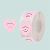 500Pcs Heart with Thank You Roll Stickers DIY-U008-01B-1