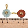 Natural Mixed Gemstone Pendants G-K385-15G-3