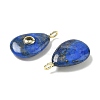 Dyed Natural Lapis Lazuli Pendants G-H318-04G-04-2