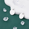2Pcs Rhodium Plated 925 Sterling Silver Pendants STER-DC0001-43-4