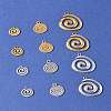 12Pcs 6 Styles 304 Stainless Steel Charms STAS-FS0001-97-9