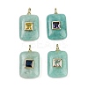 Natural Mixed Gemstone Pendants G-H322-02G-2