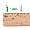 Alloy Enamel Charms PALLOY-F259-02G-4