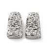 Textured Brass Beads KK-H455-04P-1