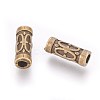 Tibetan Style Alloy Tube Beads LS-MLF0843Y-2