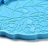 DIY Lion with Flower Cup Mat Silicone Molds DIY-A034-01B-4