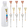 12Pcs 3 Styles Iron Bar Beadable Pendant Decorations KEYC-FH00081-1
