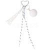 1Pc Cotton Braided Pendant Decorations AJEW-TA0002-56D-1