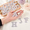 Alphabet Resin Rhinestone Patches DIY-TAC0005-45A-6