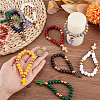 Round Beads Pendant Decoration HJEW-OC00023-3