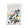 16Pcs 8 Colors Handmade Lampwork Pendants LAMP-FS0001-47-6