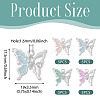 20Pcs 4 Colors Alloy Enamel Pendants ENAM-TA0003-29S-4
