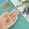 220Pcs 5 Style Brass Beads KK-HY0001-01-3