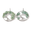 Natural Green Aventurine Big Pendants G-G910-K06-P-1