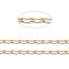 Brass Enamel Curb Chains CHC-C003-13G-02-2