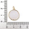 Brass Micro Pave Clear Cubic Zirconia Pendants KK-A207-10A-G-3