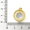 Rack Plating Brass Cubic Zirconia Pendants KK-Z067-15G-3