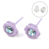 Hypoallergenic Bioceramics Zirconia Ceramic Stud Earrings EJEW-C111-10A-2