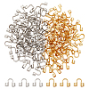 120Pcs 2 Colors Brass Wire Guardian and Protectors KK-UN0004-81-1