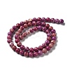 Synthetic Imperial Jasper Dyed Beads Strands G-D077-A01-01G-3