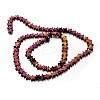 Electroplate Non-magnetic Synthetic Hematite Bead Strands G-F300-24B-04-2