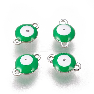 304 Stainless Steel Enamel Links connectors LS-STAS-F206-02P-B01-1