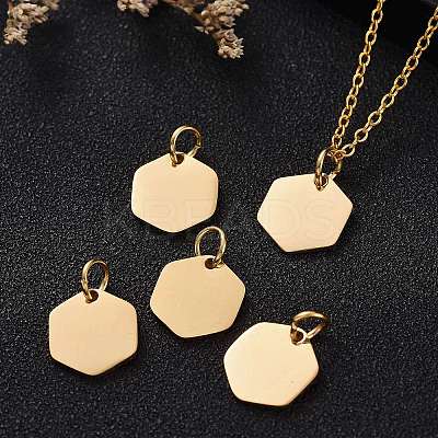 201 Stainless Steel Charms LS-STAS-S105-T626-2-1
